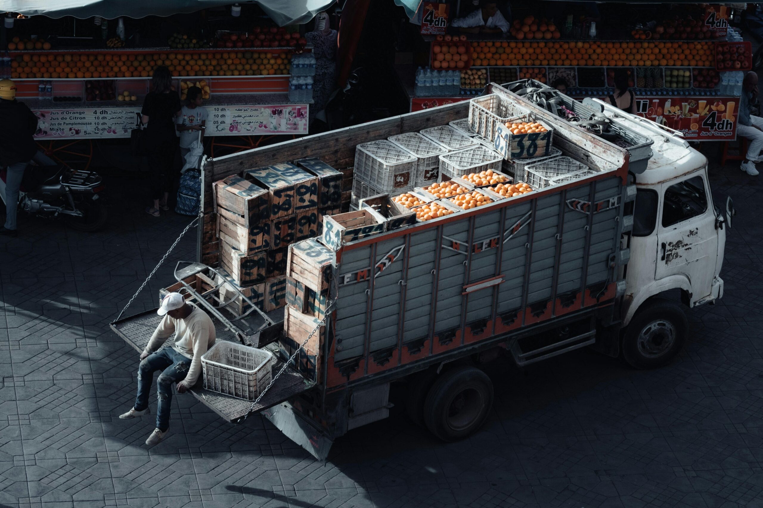 Distribución de fruta