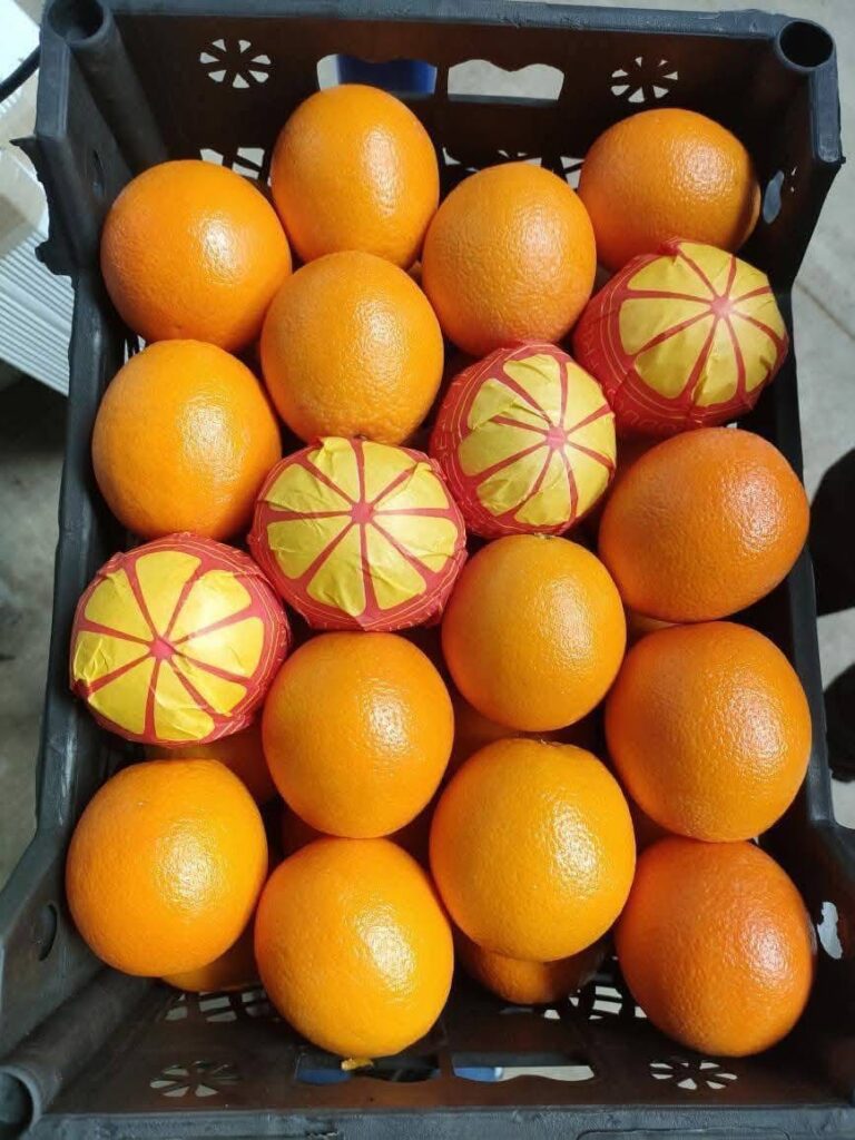 Fruta envase